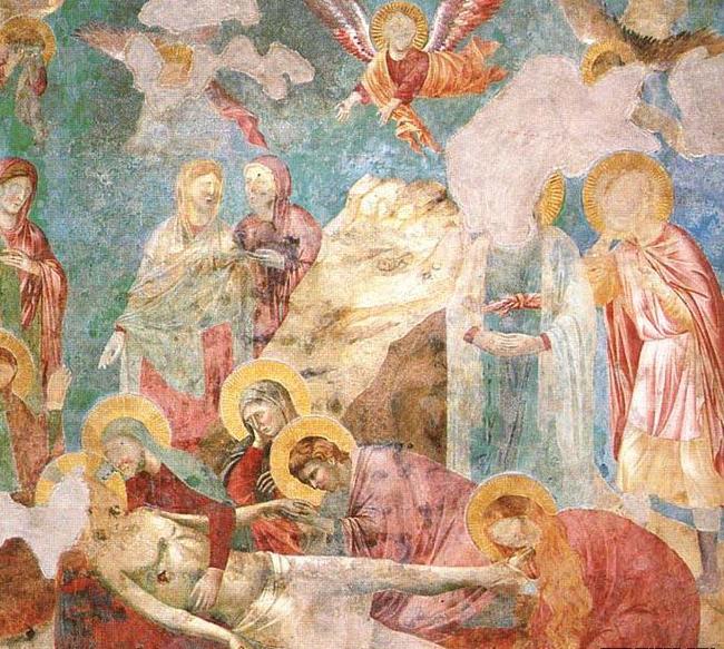 GIOTTO di Bondone Scenes from the New Testament: Lamentation oil painting picture